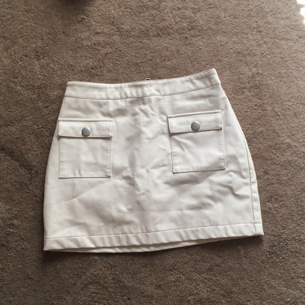 White skirt